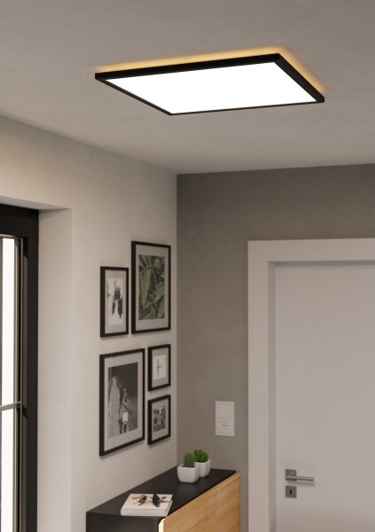 Eglo 901457 - Lampada LED dimmerabile da esterno ROVITO-R 17W/230V 50x50 cm IP44 nero + +TC