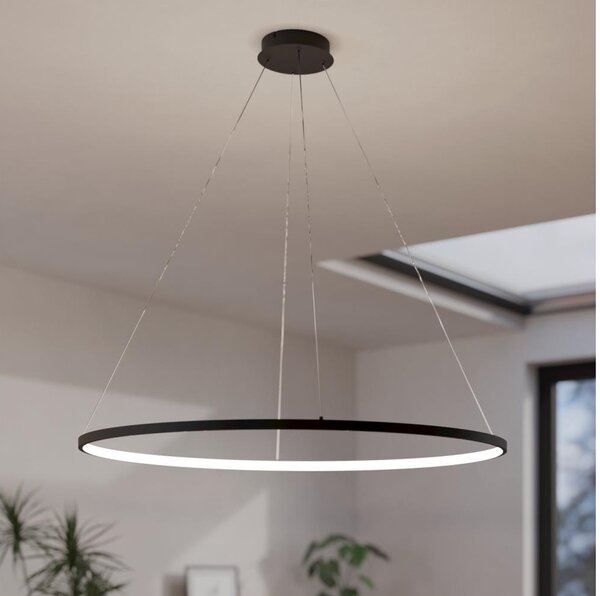 Eglo 901637 - Lampadario a sospensione con filo LED dimmerabile PARRUTA LED/40W/230V nero + +TC