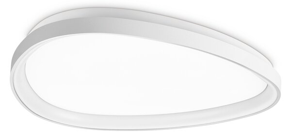 Plafoniera Contemporanea Gemini Metallo Bianco Led Integrato 29W 3000K Ip20