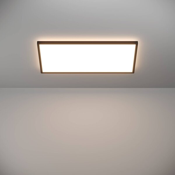 Eglo 901445 -Plafoniera LED da esterno ROVITO 17,2W/230V 30x57 cm IP44 nero