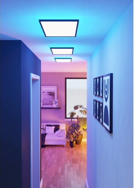 Eglo 901469 - LED RGBW Lampada dimmerabile da esterno ROVITO-Z 17,2W/230V 30x57cm IP44 nero