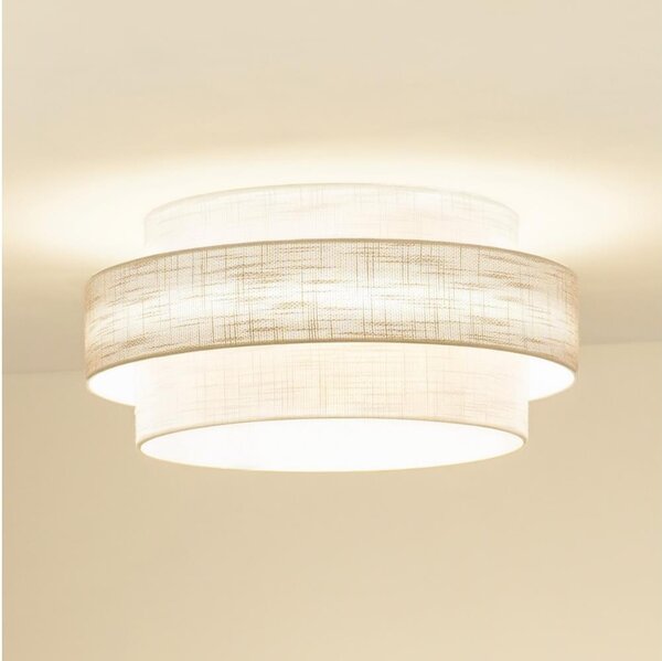 Brilagi - Plafoniera DOVER SPACE LED/12W/230V diametro 50 cm grigio/color crema
