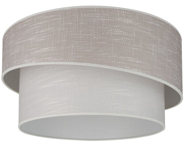Brilagi - Plafoniera DOVER SHINE 1xE27/15W/230V diametro 50 cm grigio/color crema