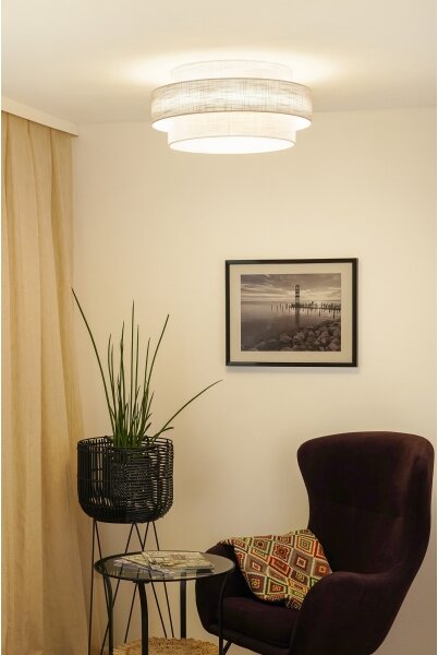 Brilagi - Plafoniera DOVER SPACE LED/12W/230V diametro 50 cm grigio/color crema