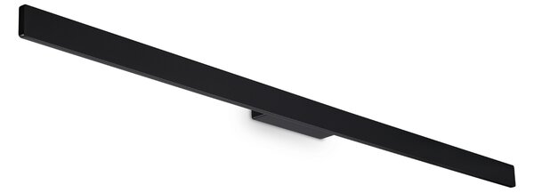 Applique Da Parete Contemporaneo Linea Alluminio Nero Led 23W 3000K Ip54