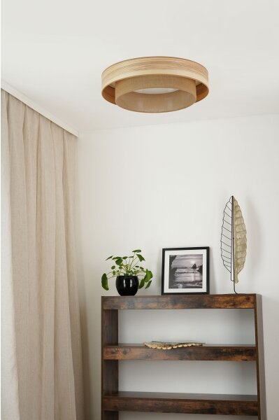 Brilagi - Plafoniera LED MONTANA BOHO LED/26W/230V diametro 60 cm marrone