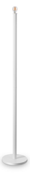 Piantana Da Terra Contemporanea Mix Metallo Bianco 1 Luce E27 42W Ip20