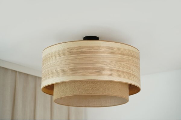 Brilagi - Lampadario a plafone MONTANA BOHO 1xE27/15W/230V diametro 60 cm marrone