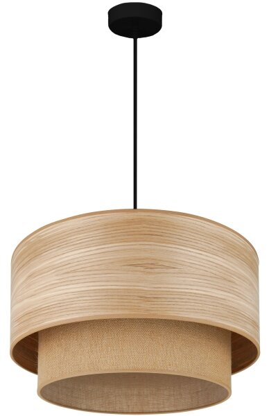 Brilagi - Lampadario a sospensione con filo MONTANA BOHO 1xE27/15W/230V diametro 45 cm marrone/nero
