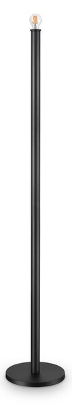 Piantana Da Terra Contemporanea Mix Metallo Nero 1 Luce E27 42W Ip20