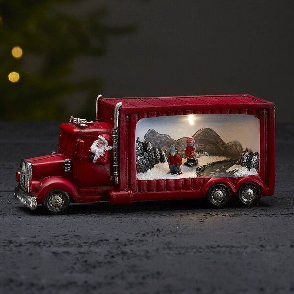 STAR TRADING Lampada decorativa LED Merryville camion natalizio