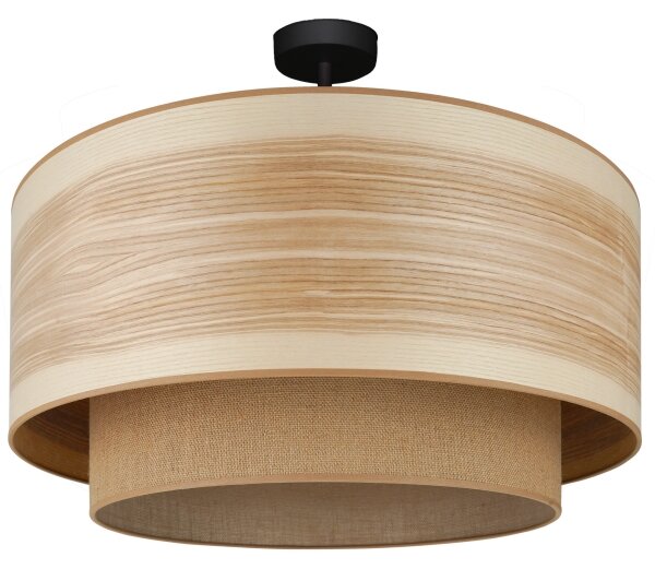 Brilagi - Lampadario a plafone MONTANA BOHO 1xE27/15W/230V diametro 60 cm marrone