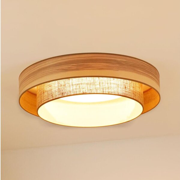 Brilagi - Plafoniera LED MONTANA BOHO LED/26W/230V diametro 60 cm marrone
