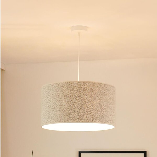 Brilagi - Lampadario a sospensione con filo BOUCLE ROLLER 1xE27/15W/230V diametro 45 cm color crema