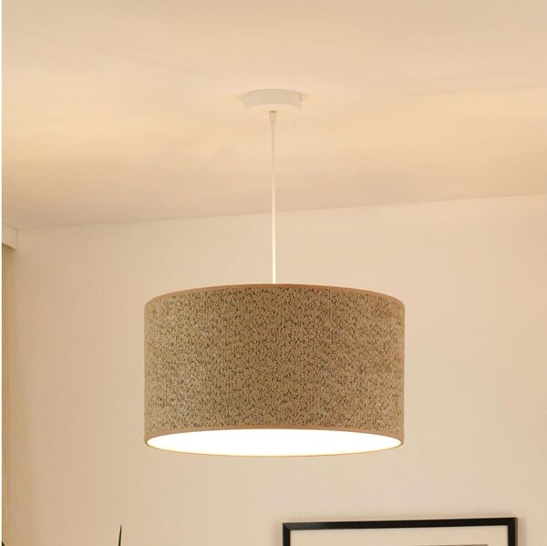 Brilagi - Lampadario a sospensione con filo BOUCLE ROLLER 1xE27/15W/230V diametro 50 cm marrone