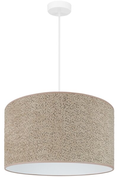 Brilagi - Lampadario a sospensione con filo BOUCLE ROLLER 1xE27/15W/230V diametro 50 cm marrone