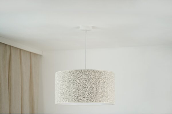 Brilagi - Lampadario a sospensione con filo BOUCLE ROLLER 1xE27/15W/230V diametro 45 cm color crema