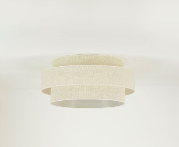 Brilagi - Plafoniera SPACE YUTE LED/12W/230V diametro 50 cm color crema