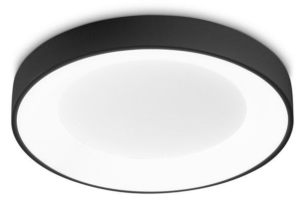 Plafoniera Contemporanea Planet Metallo Nero Led Integrato 22W 3000K Ip20