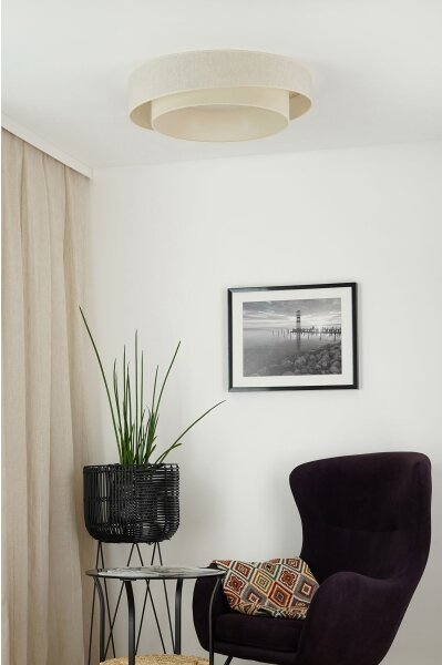 Brilagi - Plafoniera LED SHINE LED/26W/230V diametro 60 cm color crema