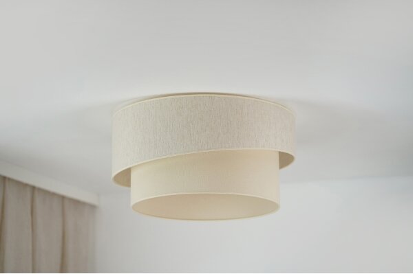 Brilagi - Plafoniera SHINE 1xE27/15W/230V diametro 50 cm color crema