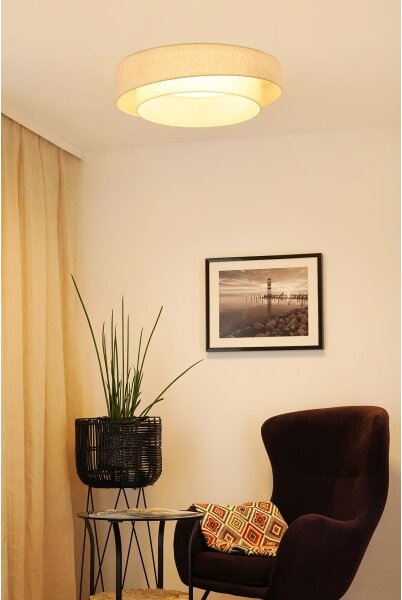 Brilagi - Plafoniera LED SHINE LED/26W/230V diametro 60 cm color crema