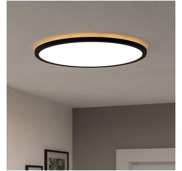 Eglo 901441 - Plafoniera LED da esterno ROVITO 16,8W/230V diametro 50cm IP44 nero