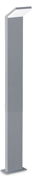 Piantana Contemporaneo Style Alluminio Grigio Led 9W 3000K Ip54