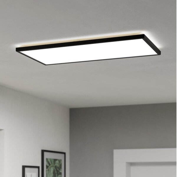 Eglo 901445 -Plafoniera LED da esterno ROVITO 17,2W/230V 30x57 cm IP44 nero
