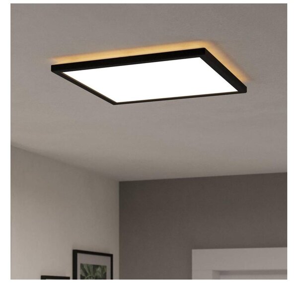 Eglo 901443 -Plafoniera LED da esterno ROVITO 17,6W/230V 39x39 cm IP44 nero