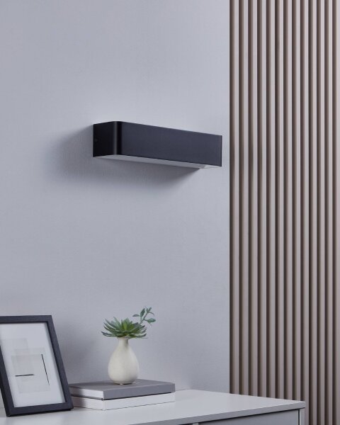 Eglo 901018 - Applique a LED SANIA LED/12W/230V 3000K nero