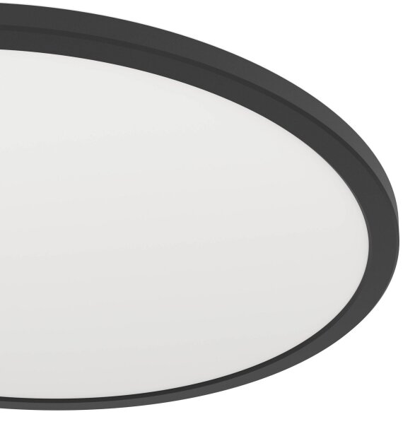 Eglo 901455 - Lampada LED dimmerabile da esterno ROVITO-R 16,8W/230V diametro 50cm IP44 nero + +TC