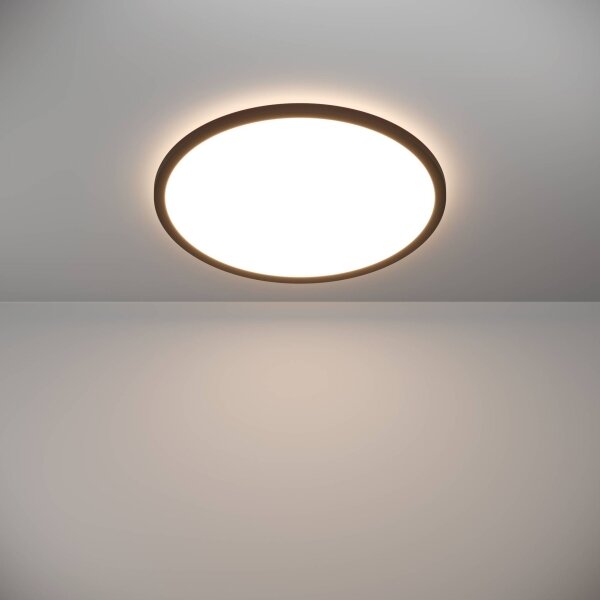 Eglo 901455 - Lampada LED dimmerabile da esterno ROVITO-R 16,8W/230V diametro 50cm IP44 nero + +TC