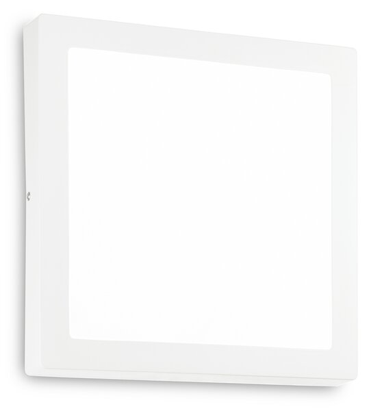 Plafoniera Moderna Universal Acciaio Bianco Led Integrato 25W 4000K Ip20