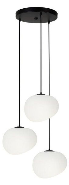 Lampadario a sospensione con filo STONES 3xE27/40W/230V