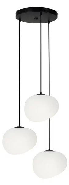 Lampadario a sospensione con filo STONES 3xE27/40W/230V