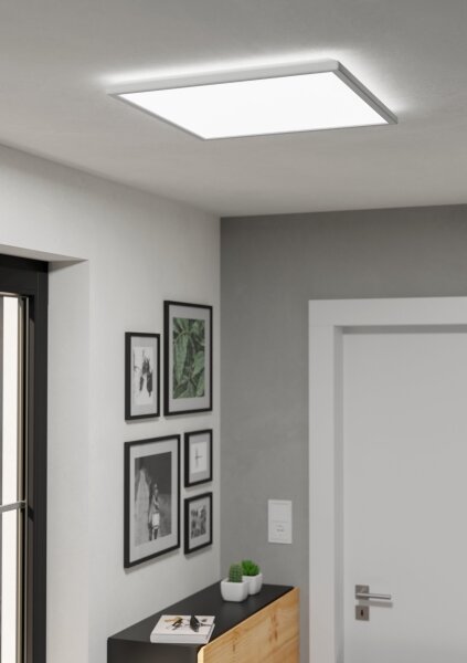 Eglo 901452 - Plafoniera LED da esterno ROVITO 17W/230V 50x50 cm IP44 bianco