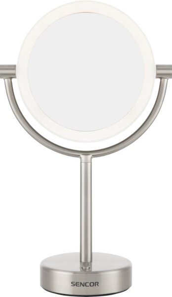 Sencor - Specchio cosmetico con retroilluminazione a LED LED/5W/230V acciaio inossidabile