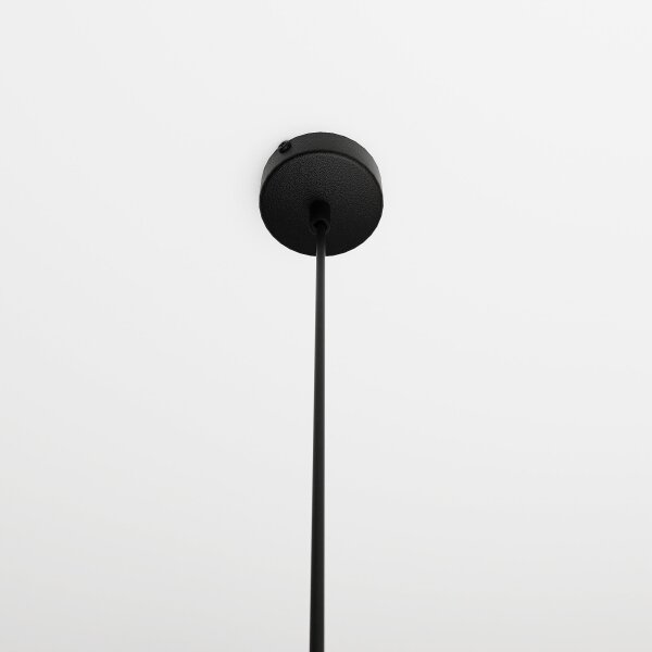 Lampadario a sospensione con filo COSMO 1xE14/10W/230V diametro 14 cm nero/grigio