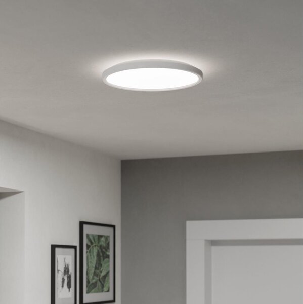 Eglo 901446 -Plafoniera LED da esterno ROVITO 13,9W/230V diametro 30 cm IP44 bianco