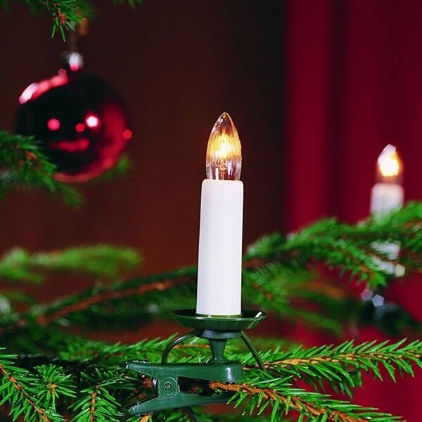 Konstsmide Christmas Ghirlanda per albero 16 luci 9,1m spina staccabile