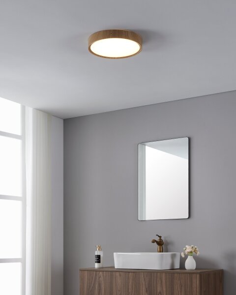 Eglo 901126-Plafoniera LED da bagno MUSURITA LED/14,6W/230V IP44 beige