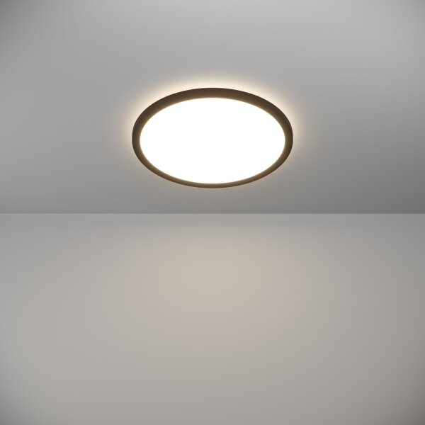 Eglo 901439 - Lampada LED da bagno ROVITO 18,5W/230V diametro 38,9 cm IP44 nero