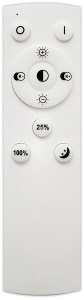 Top Light-Lampadario a sospensione con filo LED dimmerabile ORBIT LED/40W/230V 3000-6500K diametro 50 cm black+RC