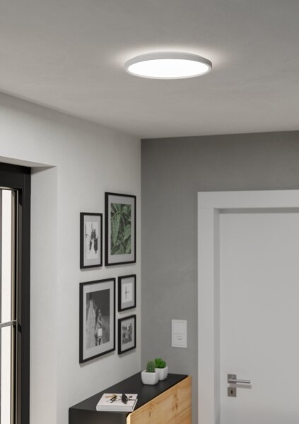 Eglo 901446 -Plafoniera LED da esterno ROVITO 13,9W/230V diametro 30 cm IP44 bianco