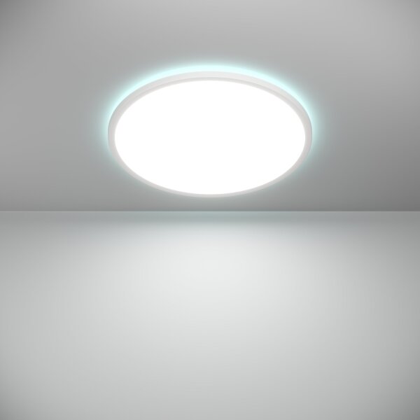 Eglo 901473 - LED RGBW Lampada dimmerabile da esterno ROVITO-Z 16,8W/230V diametro 50 cm IP44 bianco