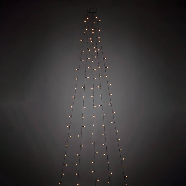 Konstsmide Christmas Mantello di luci LED con 200 lampadine a bulbo