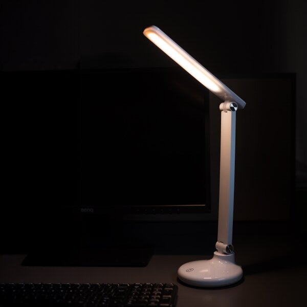 Zuma Line 1913-WH-LED Ricaricabile lampada da tavolo LED/6W/1200 mAh 3000/4500/6000K bianco