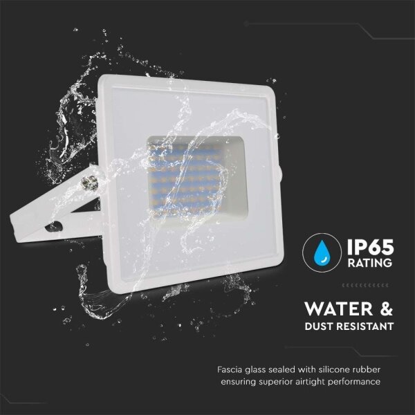 Riflettore LED LED/50W/230V 6500K IP65 bianco