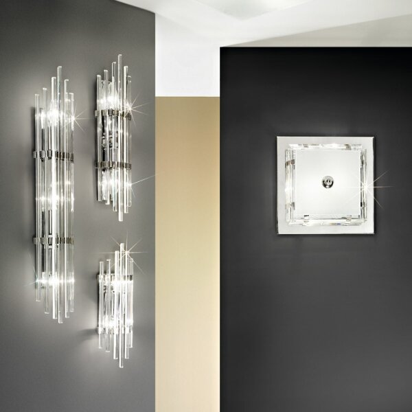 Kolarz 0342.62M.5 - Applique ONTARIO 2xE14/40W/230V 41 cm cromo lucido